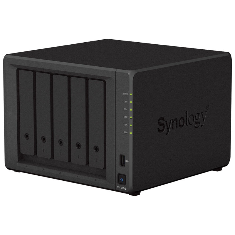 Synology DiskStation DS1522+ - SATA / 5-Bays / USB / LAN / eSATA / Desktop