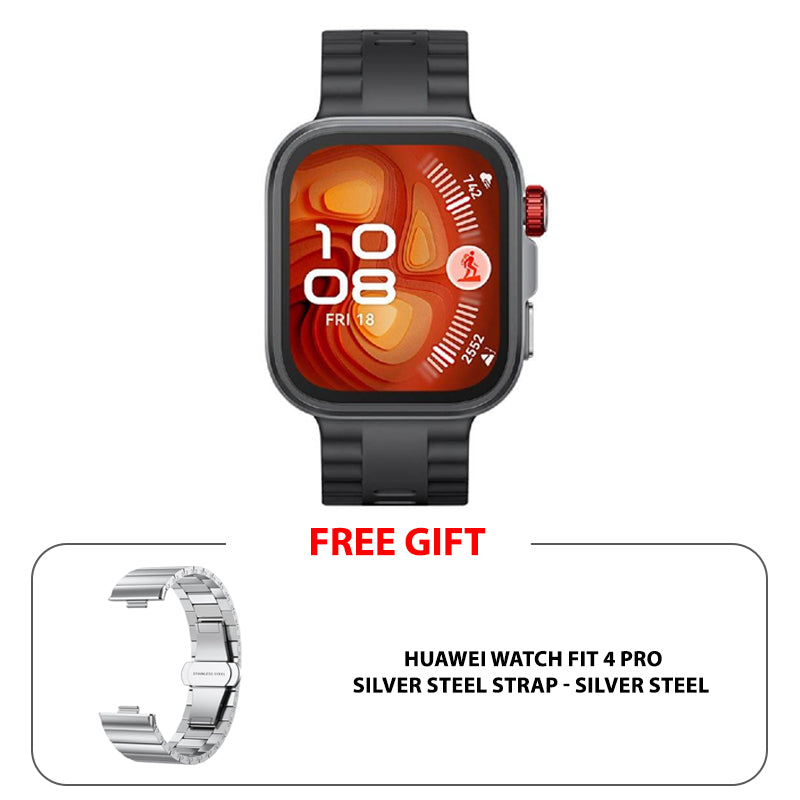 هواوي ساعة هواوي  فيت 4 برو - 1.82 بوصة أموليد / بلوتوث 5.2 / أسود