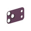 Smartix Ultraguard Aluminium Camera Lens Protector For Apple iPhone 18 Pro Max - Dark Cherry