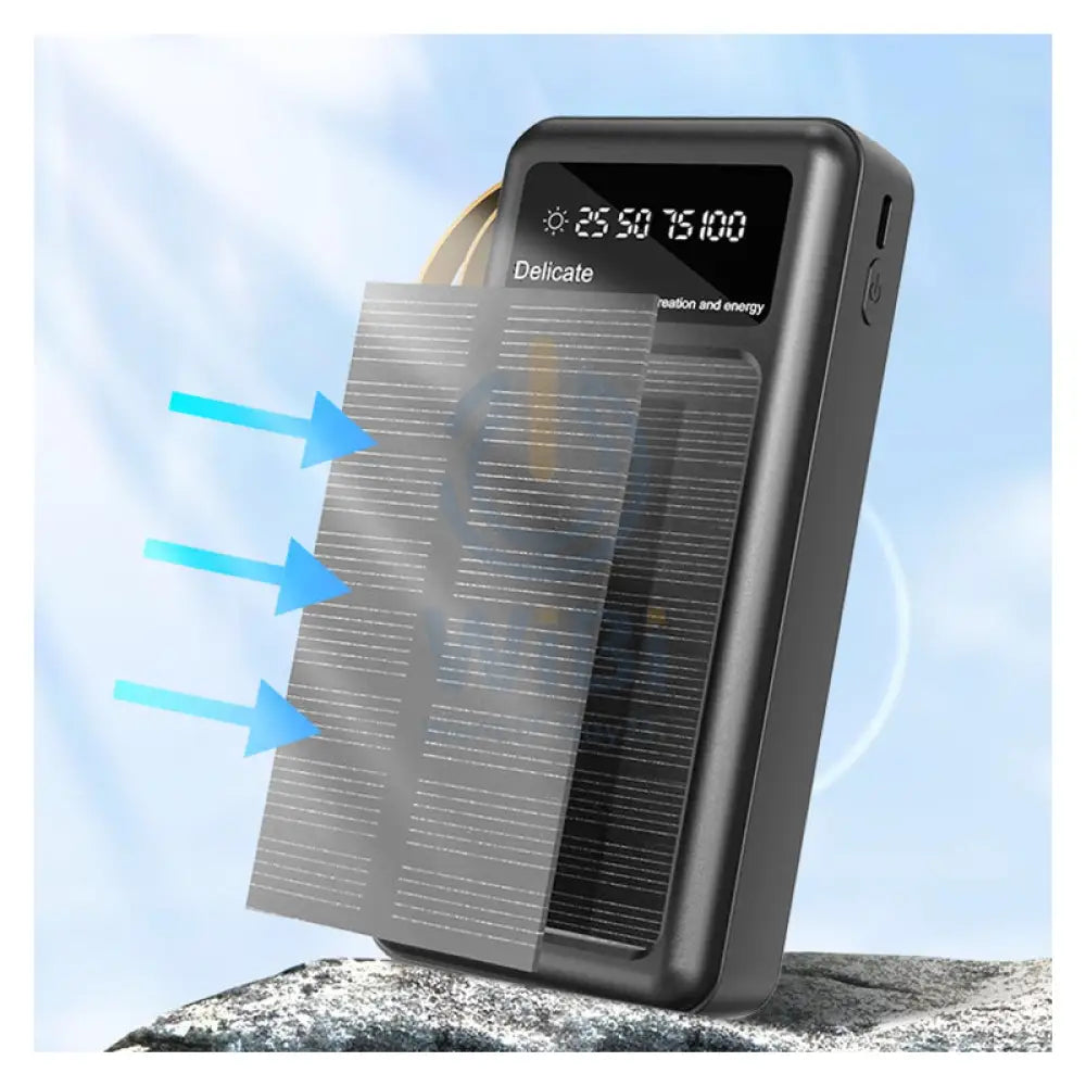 DUDAO K18 + Power Bank Built-in Cable - 27000mAh / 15W / Black Accessories > Power Bank