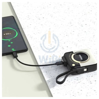 DUDAO K23L Wireless Power Bank Built-In Cable - 10,000mAh / 22.5W / Black Accessories > Power Bank