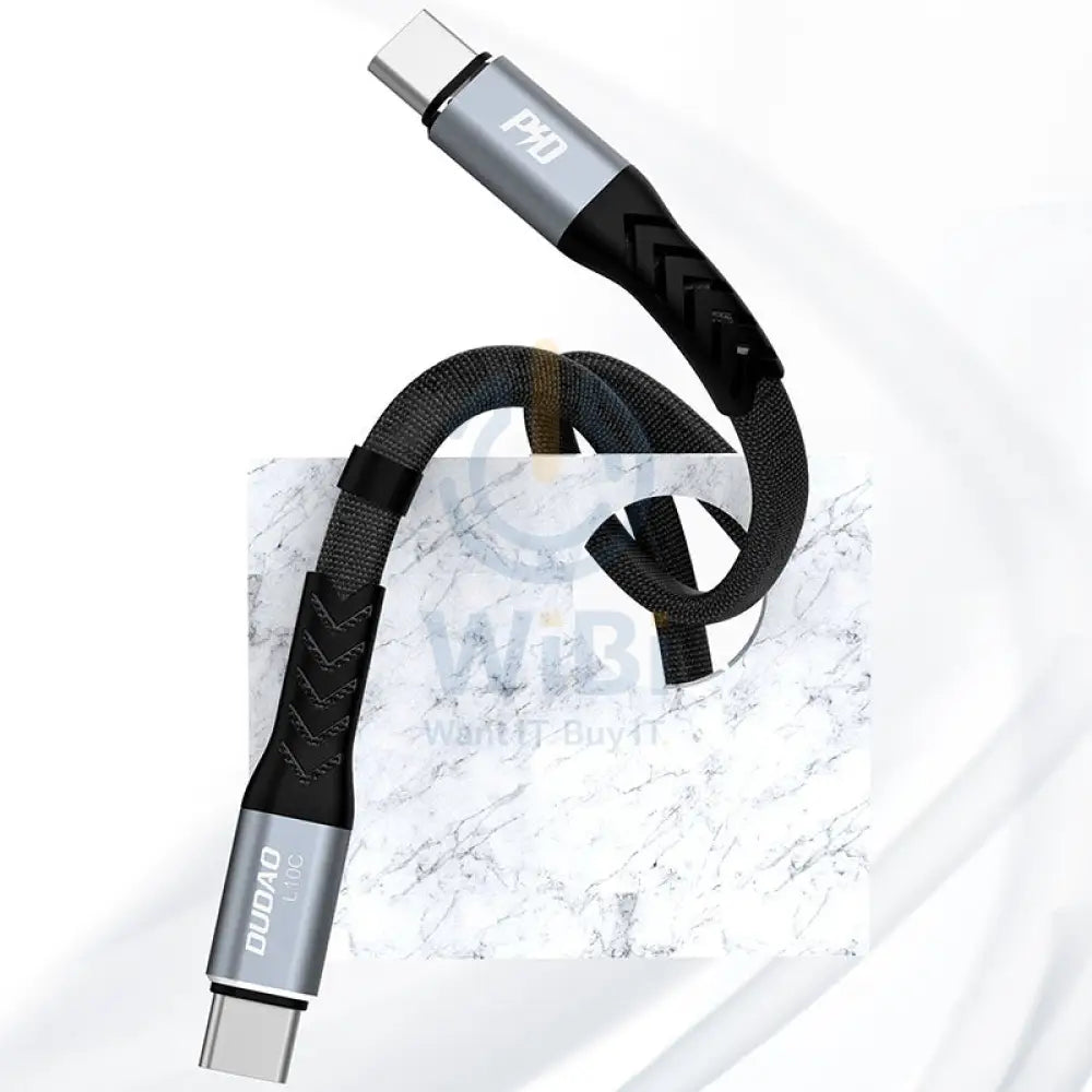 DUDAO L10C Fast Charging Data Cable - 100W / Type-C / Black Accessories > Cables & Converters > Cables