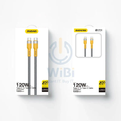 DUDAO L23CC Data Cable - 1 Meter / 120W / USB-C / Grey Accessories > Cables & Converters > Cables