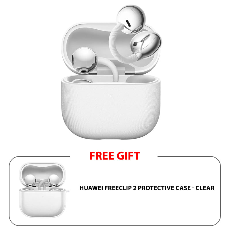 Huawei FreeClip 2 Wireless Earbuds - Bluetooth 6.0 / USB-C / White