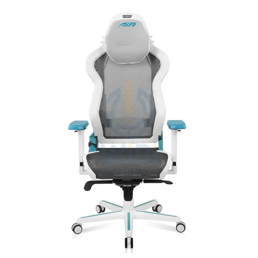 DXRacer Air Series Gaming Chair - White/Cyan Accessories > Chairs > Gaming Zone