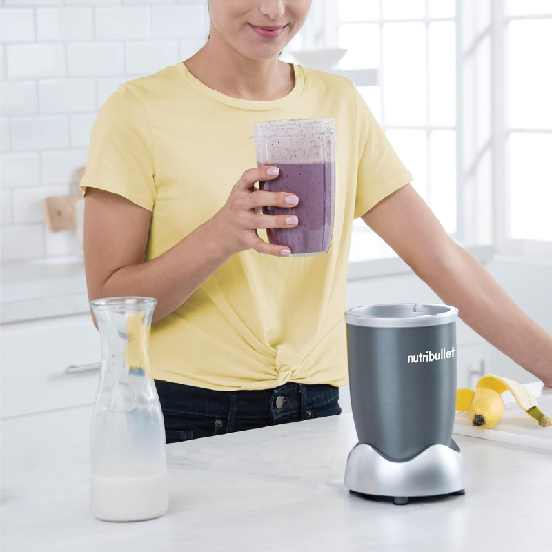 Nutribullet Blender 3 Pieces Set, 600W, NBR-0612 - Gray