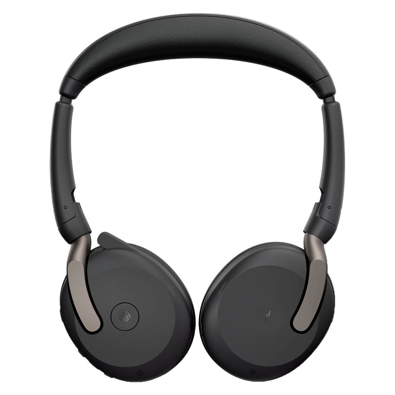 Jabra Evolve2 65 Flex Link MS Stereo Headphone with Wireless Charger - Wireless / Black