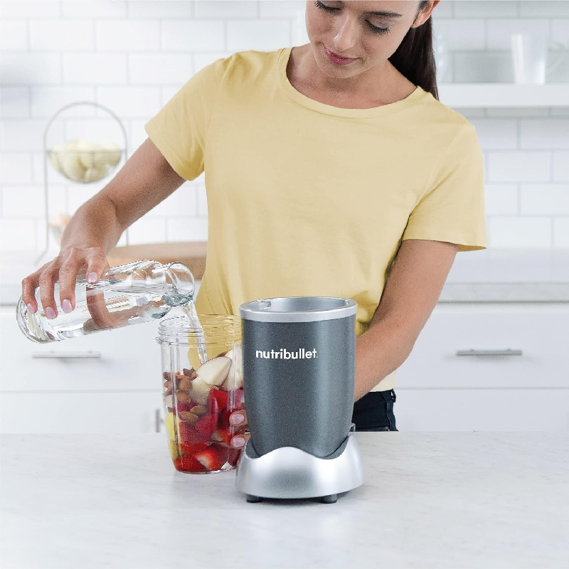 Nutribullet Blender 3 Pieces Set, 600W, NBR-0612 - Gray