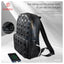 Earldom ET-BG01 Leather Backpack Bag - Black Accessories > Bag