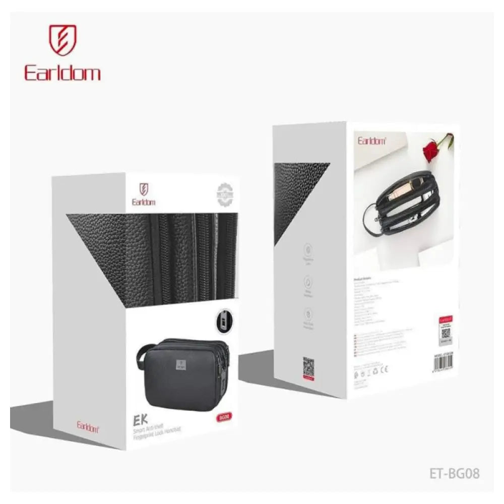 Earldom ET-BG08 Smart Anti-theft Fingerprint Lock Handbag - Black Accessories > Bag