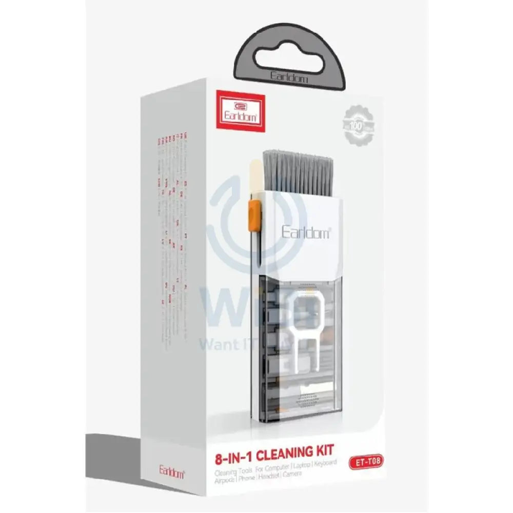 Earldom ET-T08 8-in-1 Multi-Function Cleaning Kit - White Accessories > Other Accessories