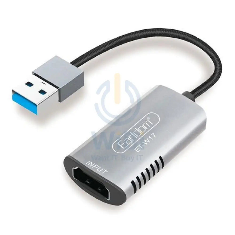 Earldom ET-W17 HDMI TO USB 3.0 Video Capture Card Accessories > USB Hub