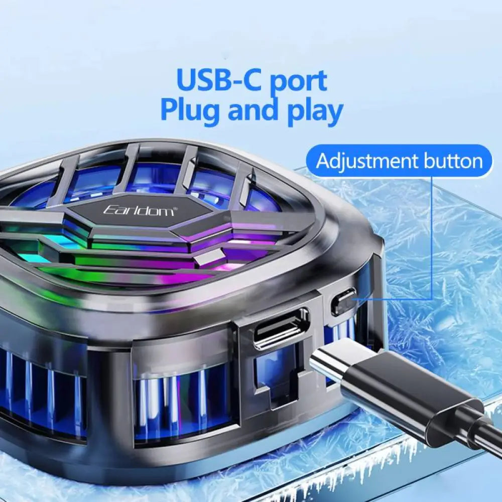 Earldom F12 Smartphone Cooling Fan for Mobile Gaming Accessories > Other Accessories