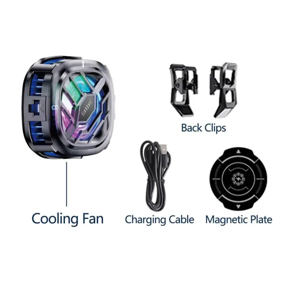 Earldom F12 Smartphone Cooling Fan for Mobile Gaming Accessories > Other Accessories