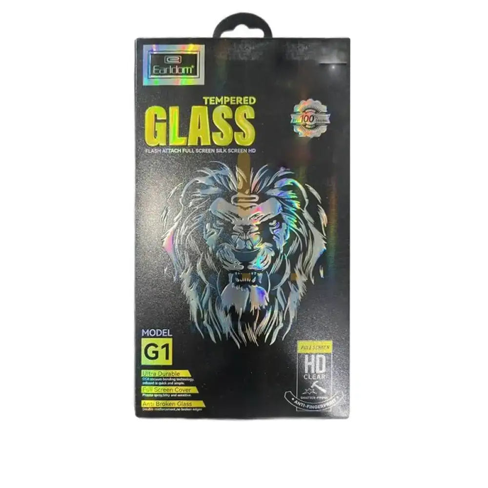 Earldom G1 Tempered Glass Screen Protector - Apple iPhone 16 Pro Max / Clear Accessories > Mobiles & Tablets > Mobiles