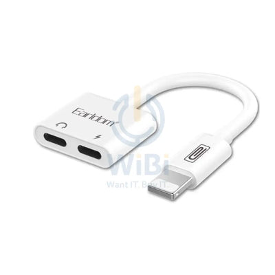 Earldom OT33 2 in 1 Lightning Adapter White Accessories > Cables & Converters