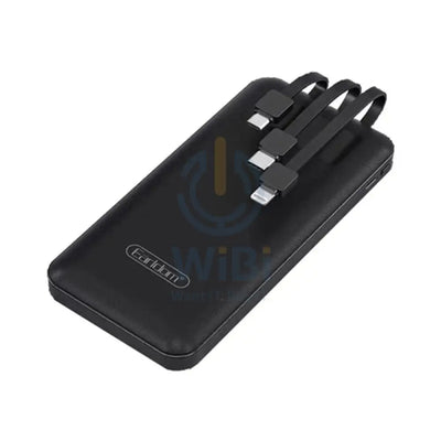Earldom PB-41 Backup Phone Charger Powerbank - 10000mAh / LCD / Lightning / Type-C / Micro / USB - Black Accessories >