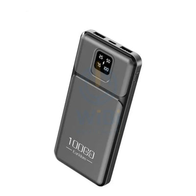 Earldom PB64 Backup Phone Charger Powerbank - 10000mAh / LCD / Type-C / USB - Black Accessories > Power Bank