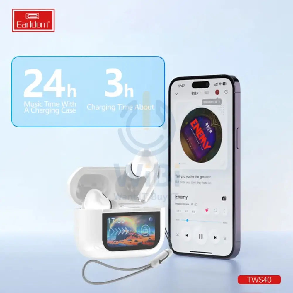 Earldom TWS Wireless Earbuds - 5.3 / 30mAh / USB-C Accessories > Audio > Headphones