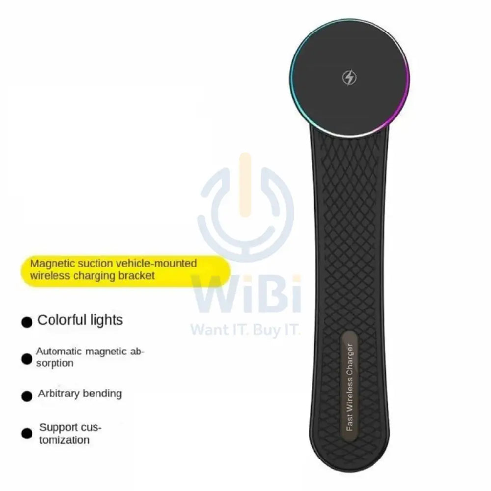 Earldom WC47 Magnetic Wireless Car Charger - 15W / Black Accessories > Mobiles & Tablets > Mobiles > Car Chargers