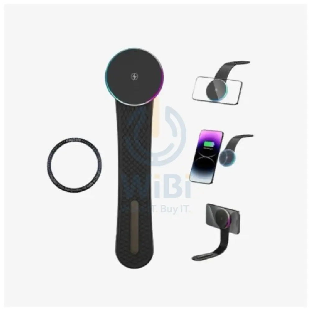 Earldom WC47 Magnetic Wireless Car Charger - 15W / Black Accessories > Mobiles & Tablets > Mobiles > Car Chargers