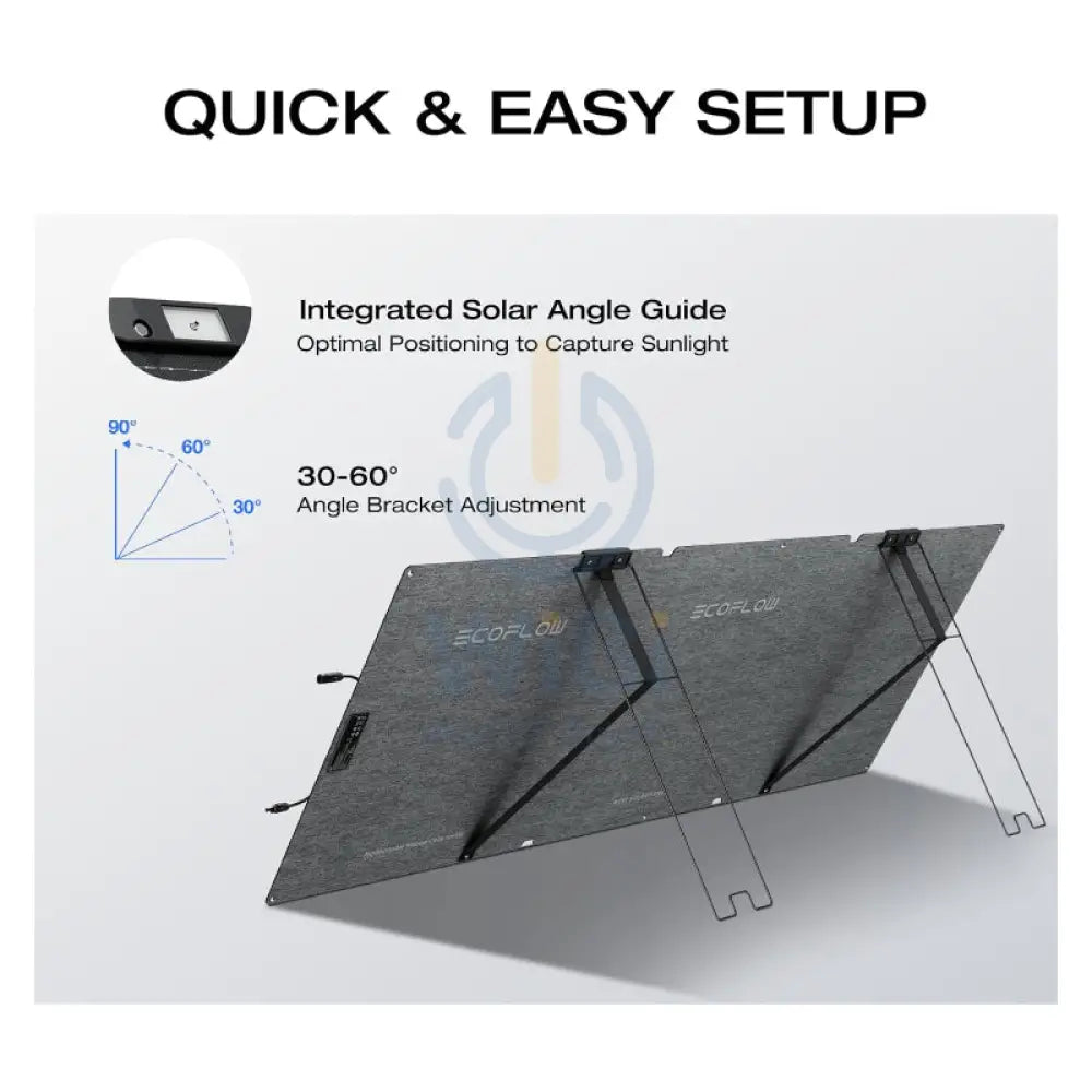الألواح الشمسية المحمولة بقدرة 160 وات EcoFlow 160 واط اكسسوارات > الألواح الشمسية