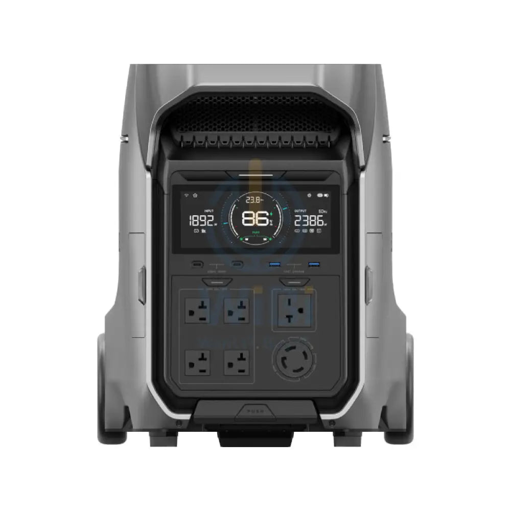 طاقة EcoFlow DELTA DELTA برو 3 المحمولة  - 4096 واط/ساعة / فضي + لوحة الطاقة الشمسية EcoFlow 400 واط المحمولة  اكسسوارات >