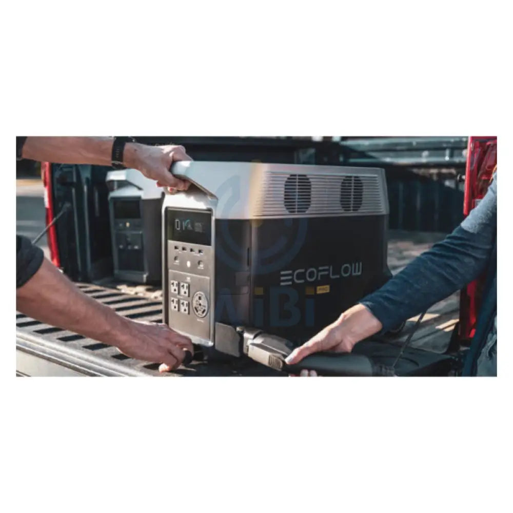 طاقة EcoFlow DELTA DELTA برو المحمولة  - 3600 واط ساعة / 1800 واط + لوحة الطاقة الشمسية EcoFlow 400 واط المحمولة - عرض الباقة