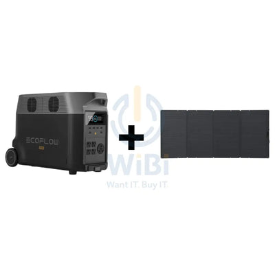 EcoFlow DELTA Pro Portable Power Station - 3600Wh / 1800W + EcoFlow 400W Portable Solar Panel - Bundle Offer