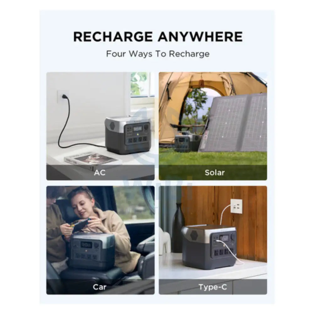 EcoFlow RIVER 2 Pro Portable Power Station - 768Wh / 100W / USB-C / USB-A Accessories > Power Station