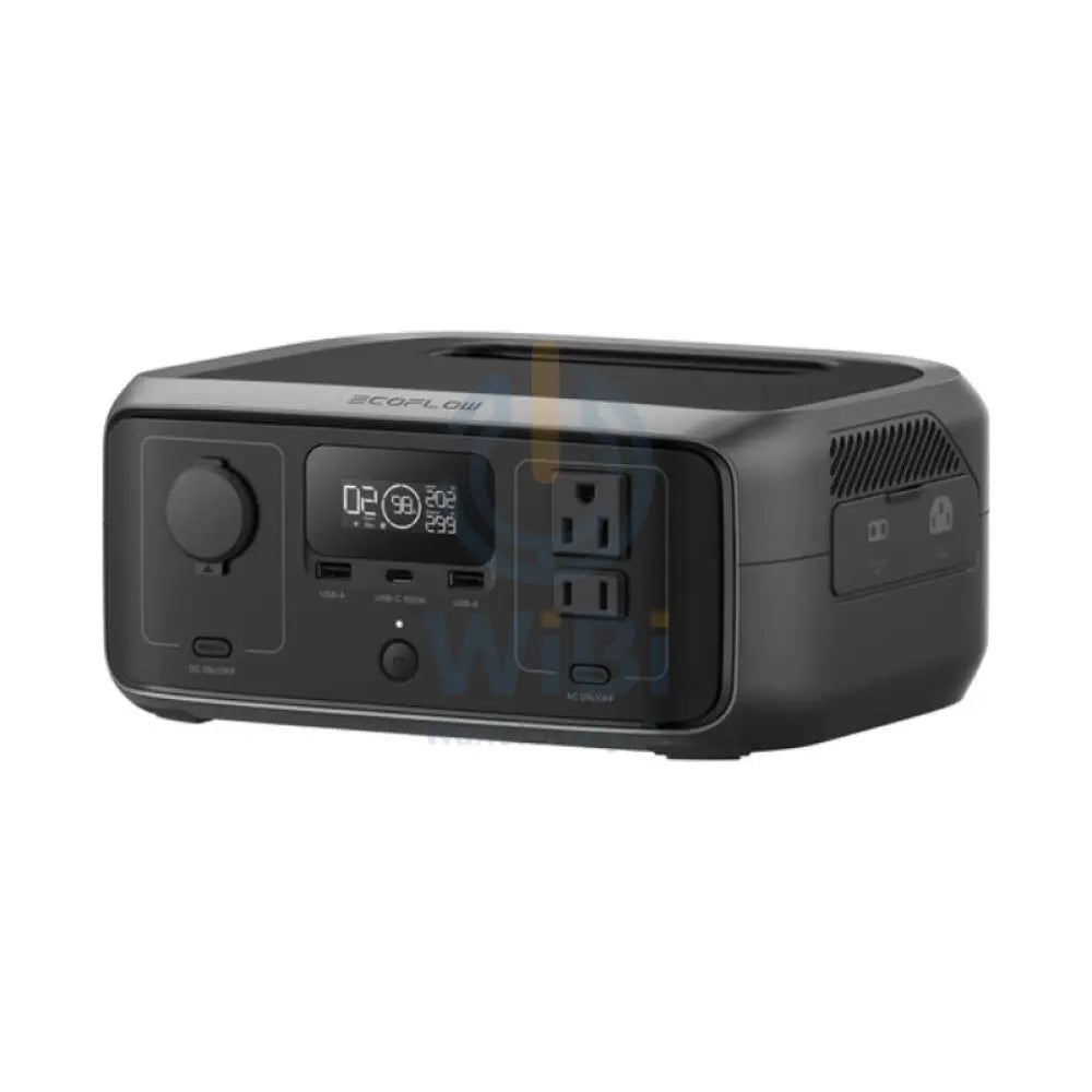 طاقة  المحمولة  EcoFlow RIVER 3 - 600 واط / 245 واط ساعة / رمادي + بطارية EcoFlow EB300 بطارية RIVER 3 بلس  EcoFlow