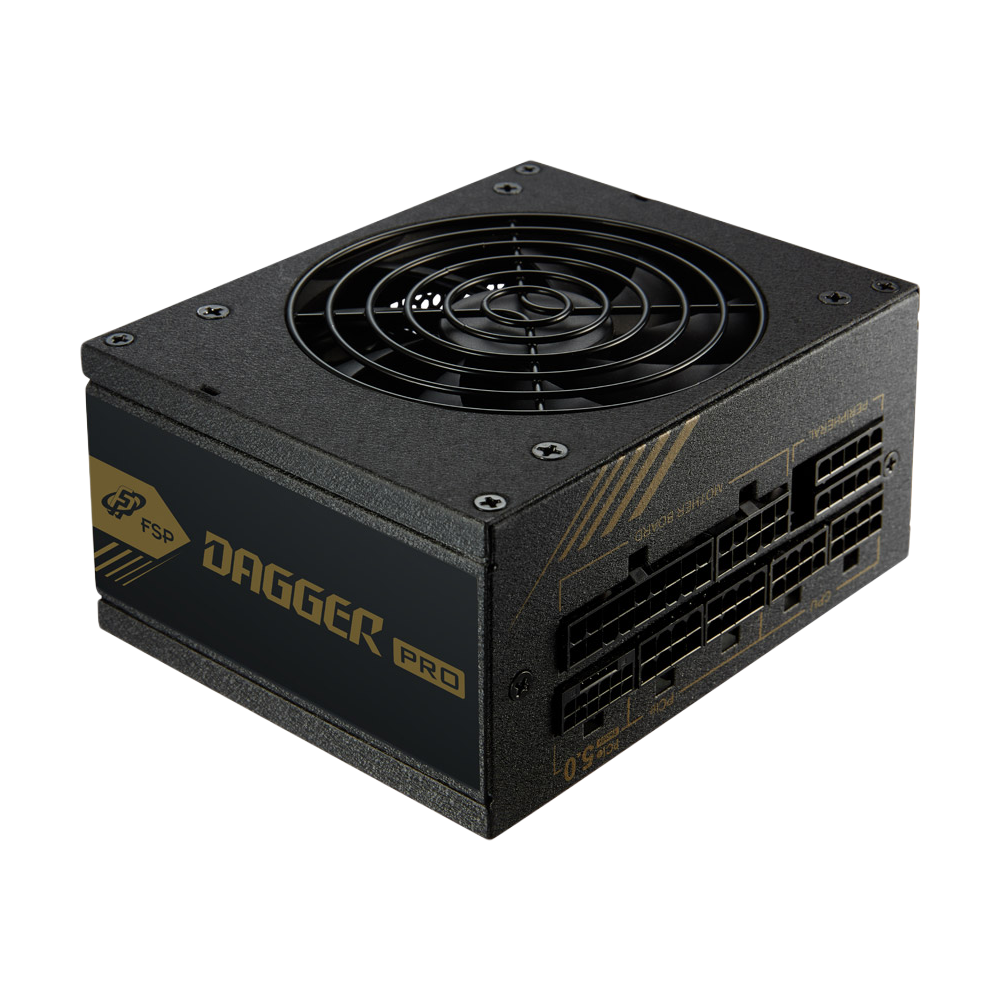 FSP DAGGER PRO 80+ Gold PCIe 5.0 Power Supply - 850W / Black
