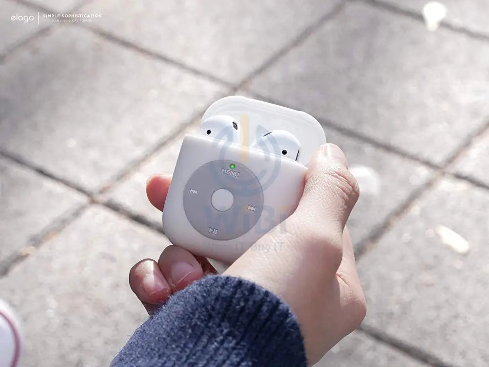Elago Airpods 1&2 AW6 Case (iPod) - White Accessories > Mobiles & Tablets > Mobiles