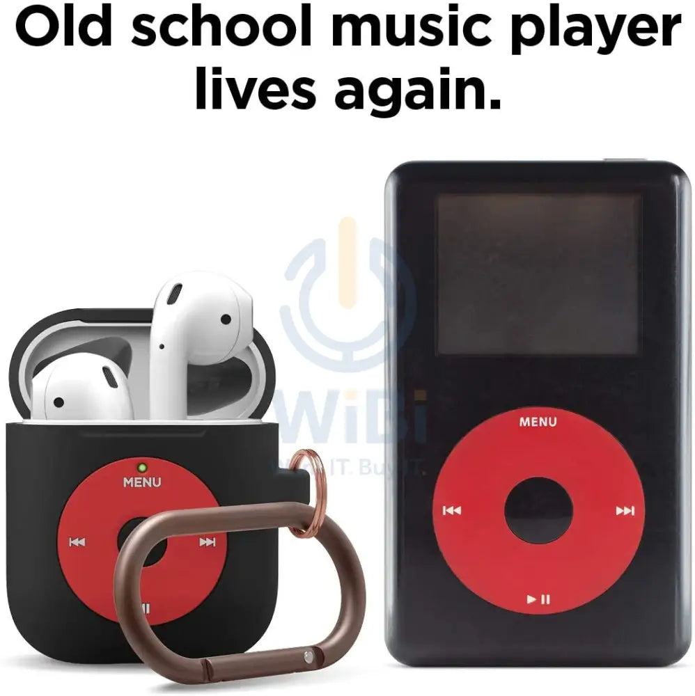 Elago AirPods 1 & 2 AW6 Hang Case (iPod) - Black Accessories > Mobiles & Tablets > Mobiles