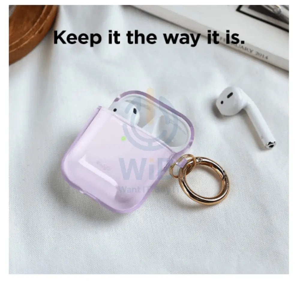 Elago AirPods 1 & 2 Clear Case - Lavender Accessories > Mobiles & Tablets > Mobiles
