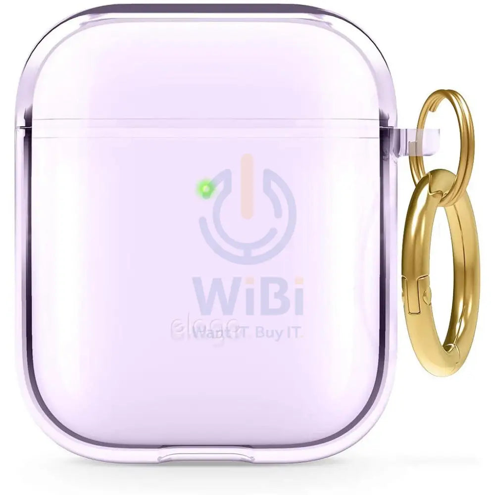 Elago AirPods 1 & 2 Clear Case - Lavender Accessories > Mobiles & Tablets > Mobiles