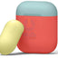 Elago AirPods 1 & 2 Duo Case - Body-Italian Rose / Top-Coral Blue Yellow Accessories > Mobiles & Tablets > Mobiles