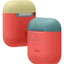 Elago AirPods 1 & 2 Duo Case - Body-Italian Rose / Top-Coral Blue Yellow Accessories > Mobiles & Tablets > Mobiles