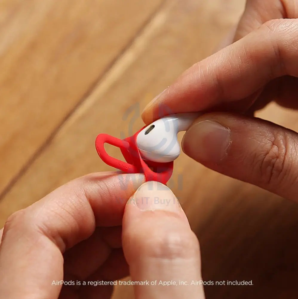 Elago AirPods 1&2 EarPad Hook (2 Pairs) - Red Accessories > Mobiles & Tablets > Tablets