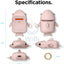 Elago AirPods 1 & 2 Shark Case - Sand Pink Accessories > Mobiles & Tablets > Mobiles