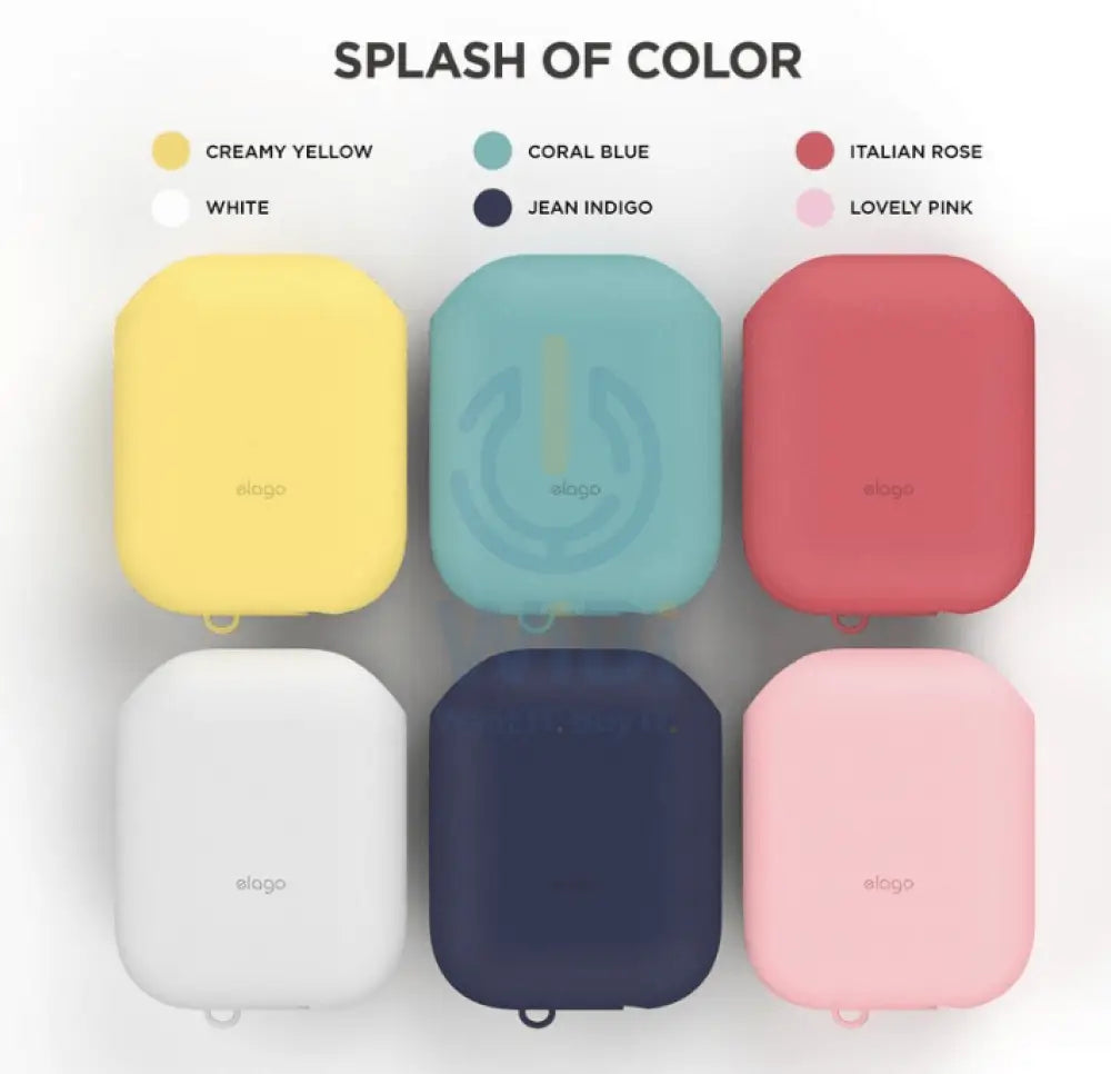 إلاجو ايربودز & 2 مقاوم للماء  حافظة  أبيض اكسسوارات  هواتف  تابلت  هواتف