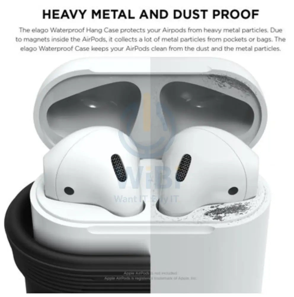 إلاجو ايربودز & 2 مقاوم للماء  حافظة  أبيض اكسسوارات  هواتف  تابلت  هواتف