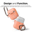 Elago AirPods 1&2 Wireless Hang Case - Peach Accessories > Mobiles & Tablets > Mobiles