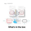 Elago AirPods 3 Clear Hang Case - Lovely pink
