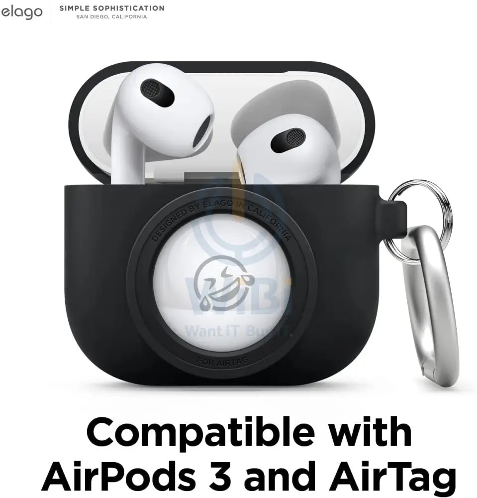 Elago AirPods 3 SnapShot Case - Black Accessories > Mobiles & Tablets