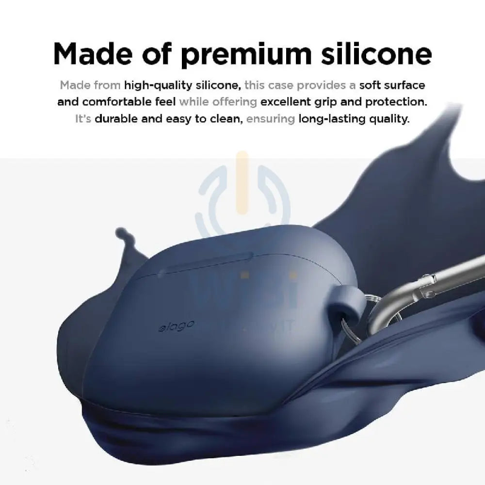 Elago AirPods 4 Silicone Hang Case - Jean Indigo Accessories > Headphones > Covers & Cases