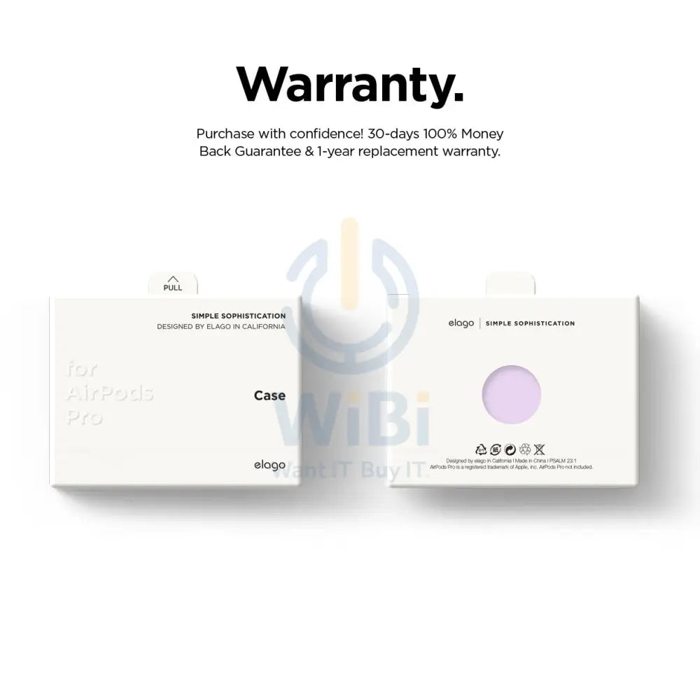 إلاجو ايربودز برو شفاف حافظة  لافندر اكسسوارات  هواتف  تابلت  هواتف