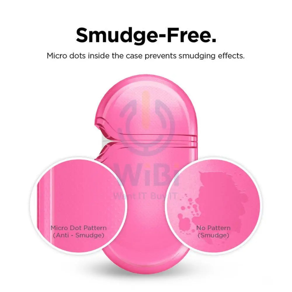 إلاجو ايربودز برو شفاف حافظة  Neon Hotpink اكسسوارات  هواتف  تابلت  هواتف