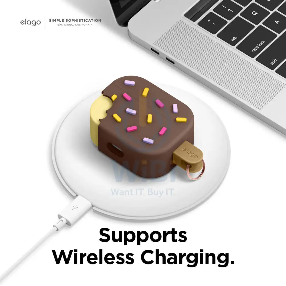 Elago AirPods Pro Ice Cream Case - Dark Brown Accessories > Mobiles & Tablets > Mobiles