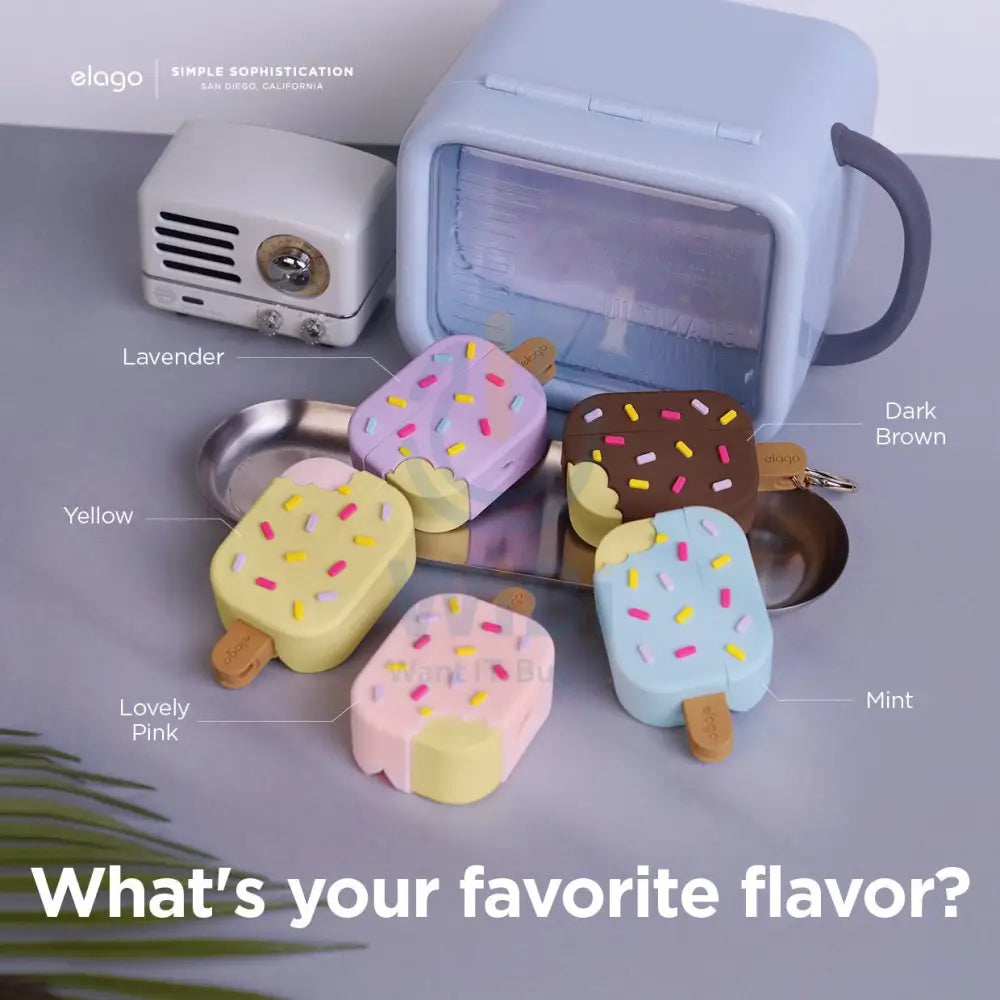 Elago AirPods Pro Ice Cream Case - Dark Brown Accessories > Mobiles & Tablets > Mobiles